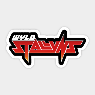 Wyld Stallyns logo Heavy Metal style Sticker